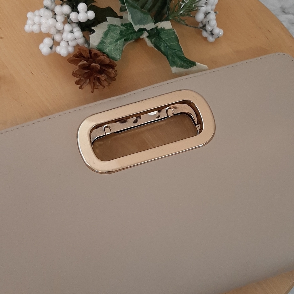 Call It Spring Beige Rectangular Hand Clut - image 5